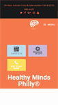 Mobile Screenshot of healthymindsphilly.org