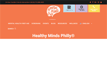 Tablet Screenshot of healthymindsphilly.org